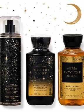 Bath & Body Works Into The Night Body Wash & Lotion Set